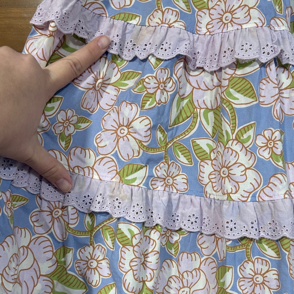 Matilda Jane Floral Dress with Ruffle Details - Picture 3 of 6